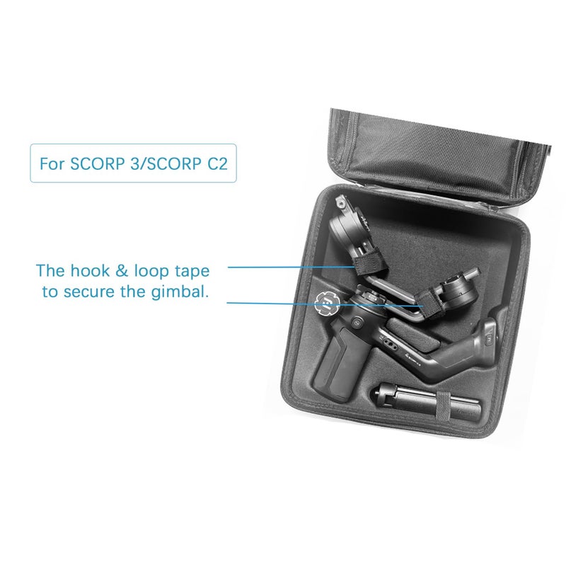FeiyuTech Carrying Case Portable Storage Bag for Feiyu SCORP-C/SCORP 1 Gimbal Stabilizer,Not Compatible for Other Camera Gimbal Models - Image 4